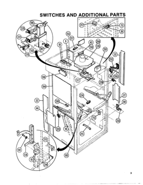 05 - SWITCHES & ADDITIONAL PARTS Diagram and Parts List for CMT-18  Bosch Range