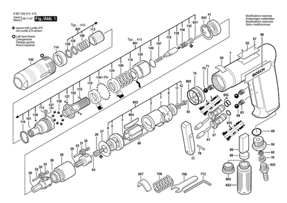 Part Location Diagram of 3607010016 Bosch Parts Set
