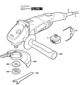 Part Location Diagram of 2610938753 Bosch On-off switch