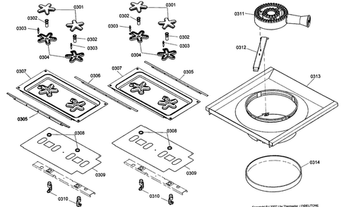 Part Location Diagram of 00143438 Bosch BURNER