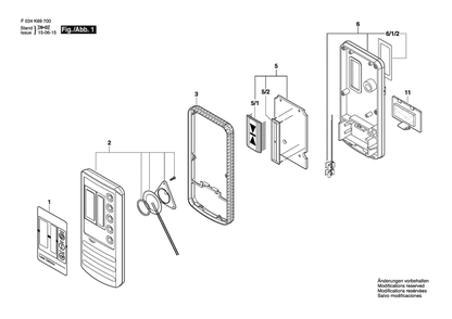 Part Location Diagram of 2610A06795 Bosch Tool SOLAR CELL PCB ASSEMBLY - ROTA
