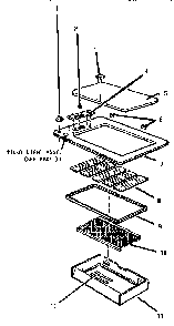 Section 7 Diagram and Parts List for CGB19  Thermador Grill