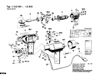 Part Location Diagram of 1601110055 Bosch Reference Plate
