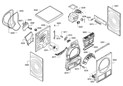 Part Location Diagram of 00749071 Bosch DUCT