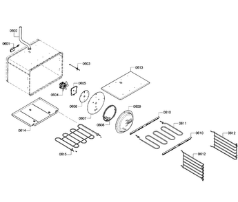 Door Assy Diagram and Parts List for PRD304GHC 09 Thermador Range