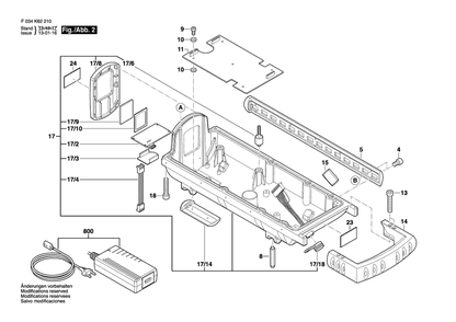 Part Location Diagram of 2610A08719 Bosch Tool LMPL VHB TAPE$ FRONT WINDOW