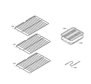 Shelfs Diagram and Parts List for HBL5750UC 08 Bosch Microwave