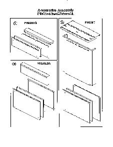 Accessories Assembly Diagram and Parts List for PRG364GL  Thermador Range