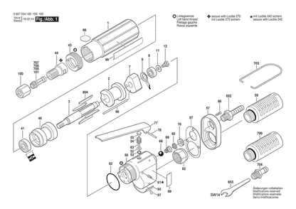Part Location Diagram of 2608570072 Bosch Collet