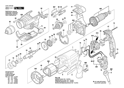 Part Location Diagram of 2604460244 Bosch Tool POWER SUPPLY CORD