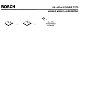 06 - MANUALS & MISCELLANEOUS ITEMS Diagram and Parts List for HBL432AUC(FD8202-)  Bosch Wall Oven