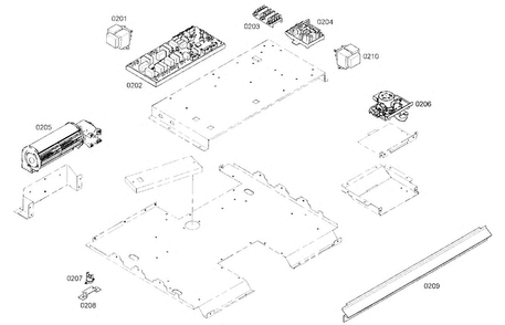 Pcb Assy Diagram and Parts List for MED272ES01  Thermador Wall Oven