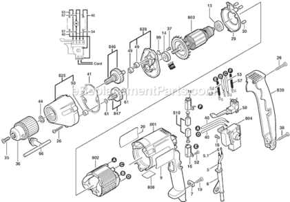 Part Location Diagram of 1900452012 Bosch Tool END SPLICE