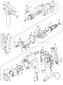 Part Location Diagram of 2606308927 Bosch Tool INTERMEDIATE GEAR ASSEMBLY