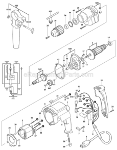 Part Location Diagram of 2607200682 Bosch Tool ON-OFF SWITCH
