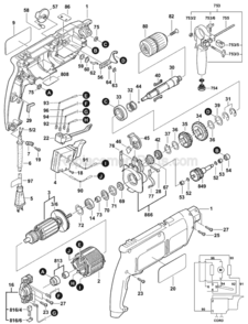 Part Location Diagram of 2601005016 Bosch Felt Strip