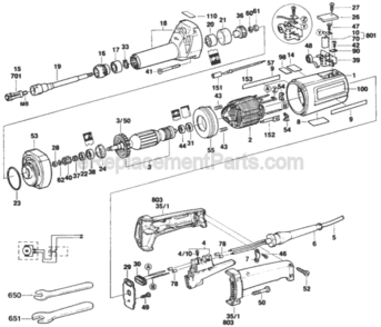 Part Location Diagram of 1607950511 Bosch Tool WRENCH 14MM
