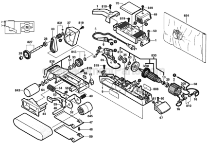 Part Location Diagram of 2600910001 Bosch Tool NEEDLE BUSHING