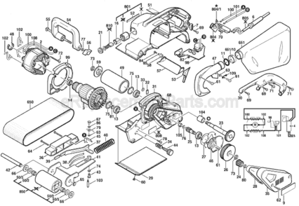 Part Location Diagram of 2610908629 Bosch Leaf Spring