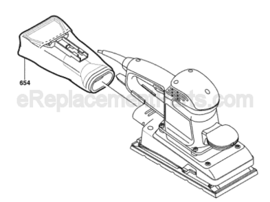 Part Location Diagram of 2605411172 Bosch Tool DUST BAG