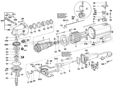 Part Location Diagram of 1604460092 Bosch Tool POWER CORD