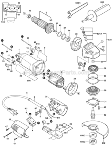 Part Location Diagram of 1607000253 Bosch Tool PUSH BUTTON