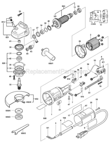 Part Location Diagram of 1607200086 Bosch Tool ON/OFF SWITCH
