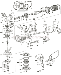 Part Location Diagram of 1600508011 Bosch Tool HOUSING COVER