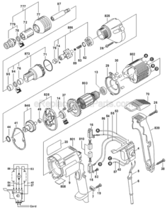 Part Location Diagram of 2604460188 Bosch Tool CORD 120V (SC707-1)