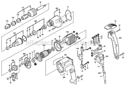Part Location Diagram of 2610906831 Bosch Manufacturer's Nameplate