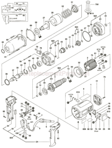 Part Location Diagram of 1600210005 Bosch Tool O-RING (66X3MM)