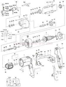 Part Location Diagram of 2910211011 Bosch Tool SHEET METAL SCREW