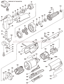 Page A Diagram and Parts List for 1500B 0601500239 Bosch Nibbler & Shears