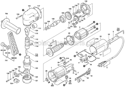 Part Location Diagram of 2610906874 Bosch Tool REFERENCE PLATE