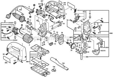 Part Location Diagram of 2601322900 Bosch Guide Bracket