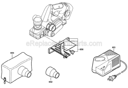 Part Location Diagram of 2605411035 Bosch Tool DUST BAG