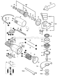Part Location Diagram of 1602319010 Bosch Tool ADJUSTING SLIDE