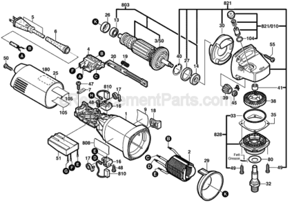Part Location Diagram of 1607200137 Bosch Tool ON-OFF SWITCH