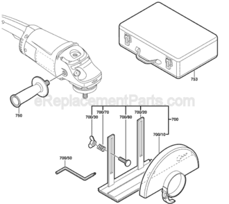 Part Location Diagram of 2610906259 Bosch Pad Nut 5/8 Inch -11