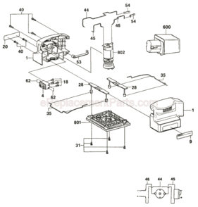 Page A Diagram and Parts List for 1924 0601924039 Bosch Sander Polisher