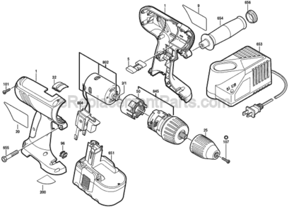 Part Location Diagram of 2601099085 Bosch Tool SWITCH SLIDE