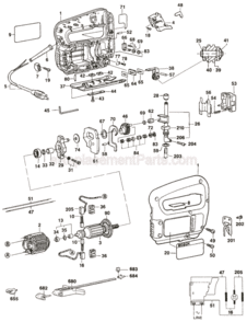 Part Location Diagram of 2601098006 Bosch Plate