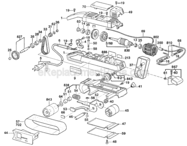 Part Location Diagram of 1601098005 Bosch Base Plate