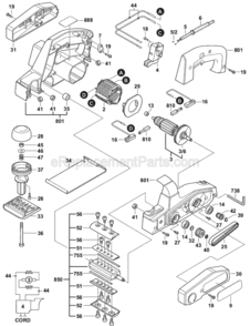 Part Location Diagram of 2603433000 Bosch Tool WASHER-AND-SCREW ASSEMBLY