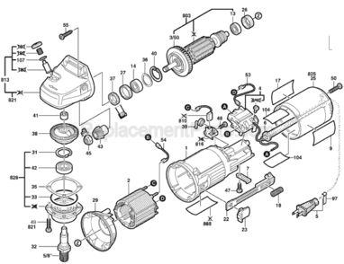 Part Location Diagram of 1604220323 Bosch Field