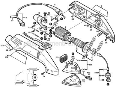 Part Location Diagram of 2602319008 Bosch Switch Slide