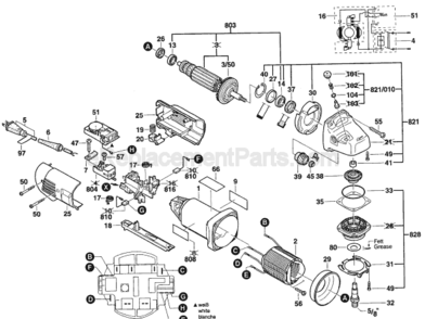 Part Location Diagram of 1607233067 Bosch Governor