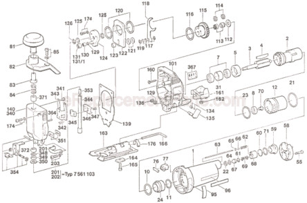 Part Location Diagram of 3607030030 Bosch Tool ROTOR VANES