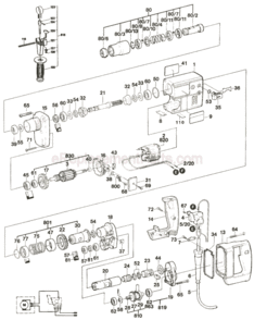 Part Location Diagram of 2916600016 Bosch Spring Ring