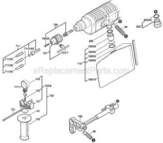 Part Location Diagram of 1615411002 Bosch Tool DUST BAG